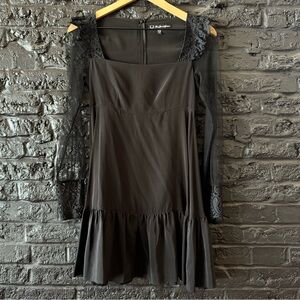 For Love & Lemons black baby doll dress - size XS